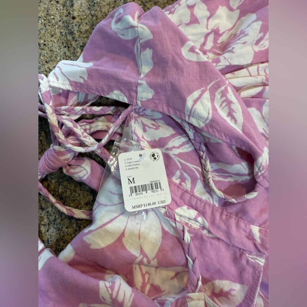 Free people NWT Floral midi dress size medium - Picture 12 of 15